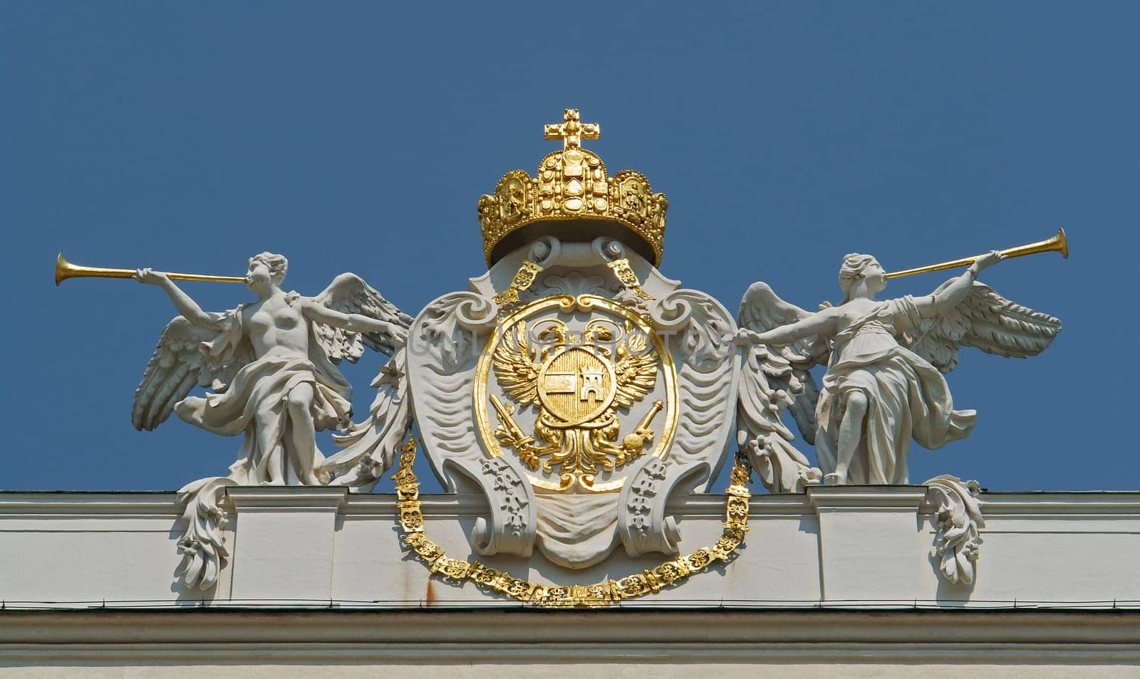 Angels on Vienna's Hofburg