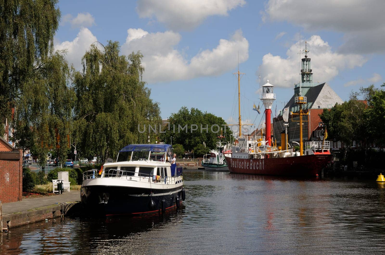 Old harbour in Emden