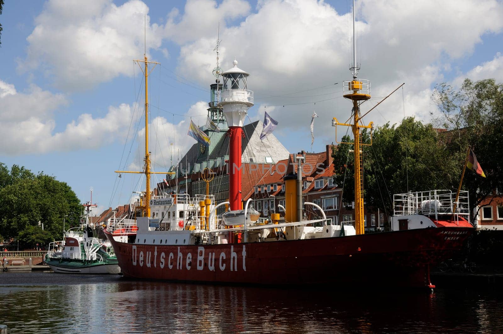 Old harbour in Emden