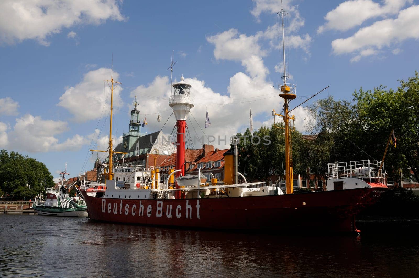 Old harbour in Emden