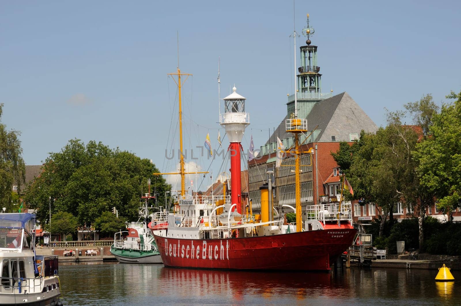 Old harbour in Emden