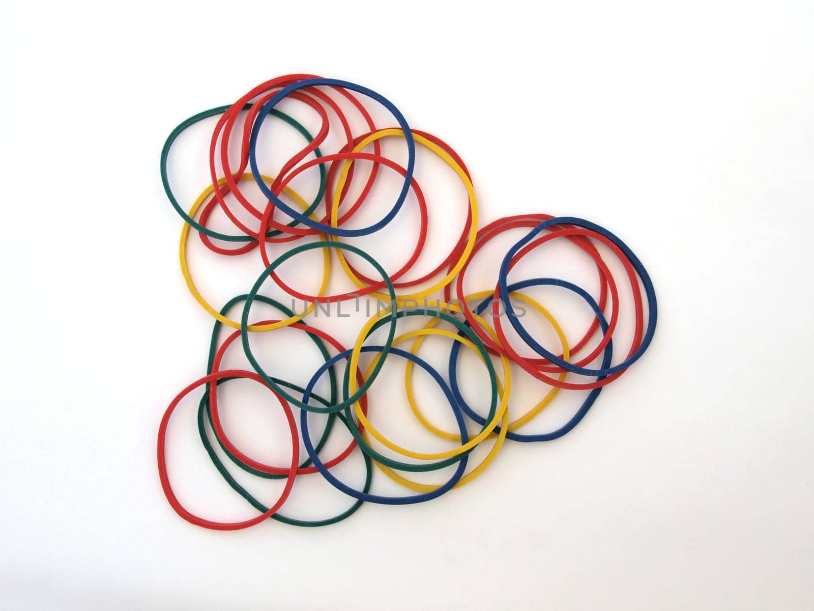 Colourful rubber bands