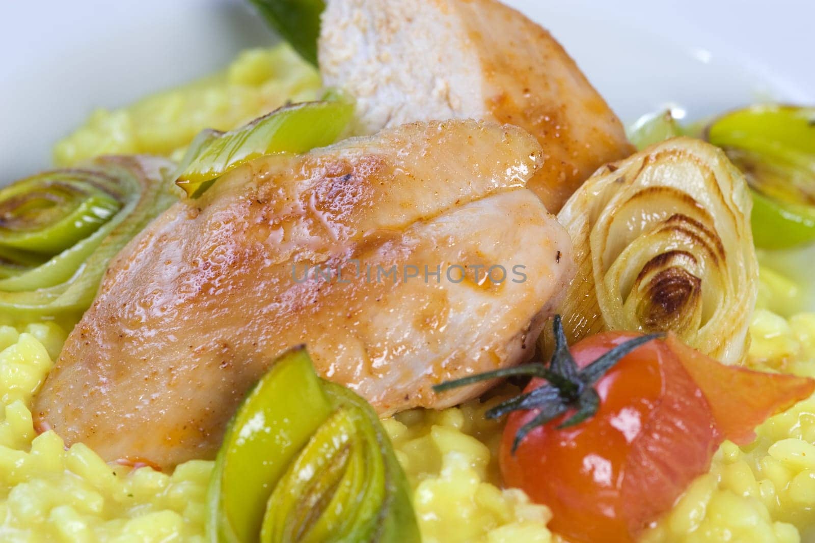 Chicken with tomato