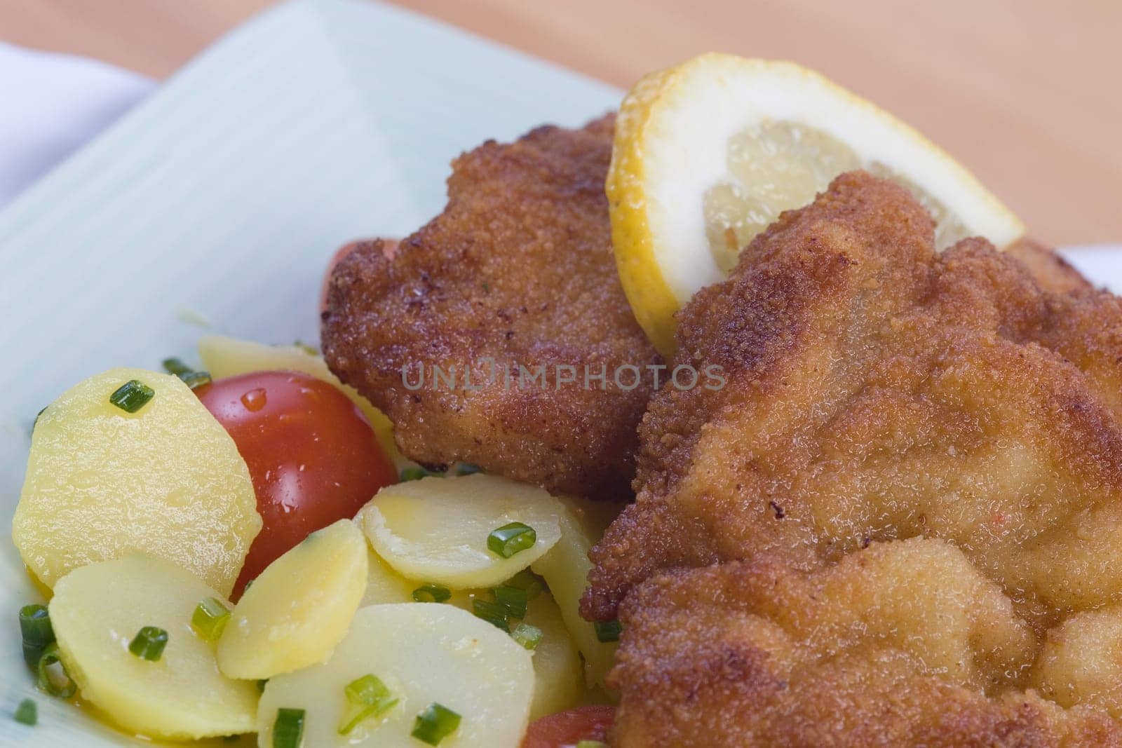 Chop with lemon