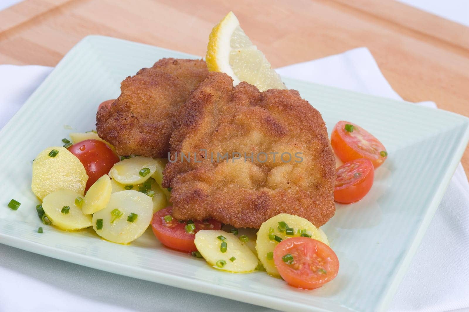 Chop with potatoes