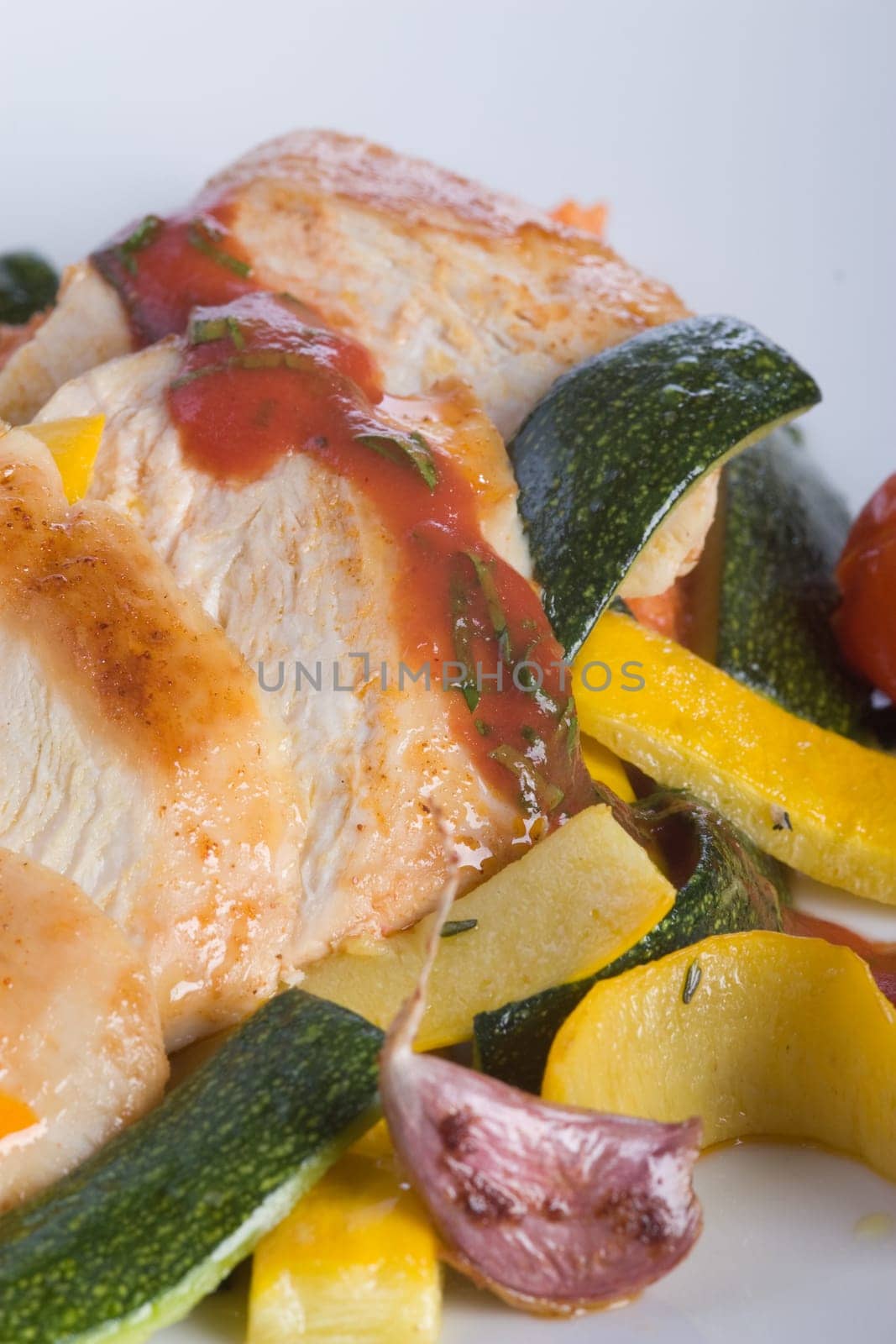 Zucchini chicken