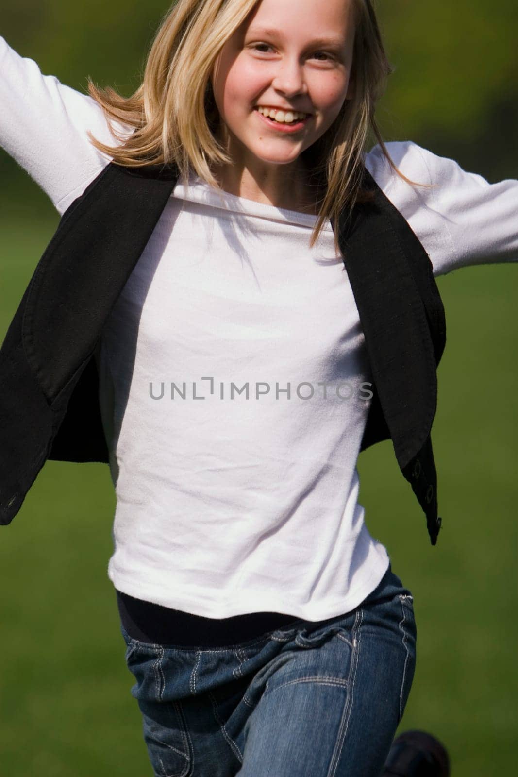 Girl in summer