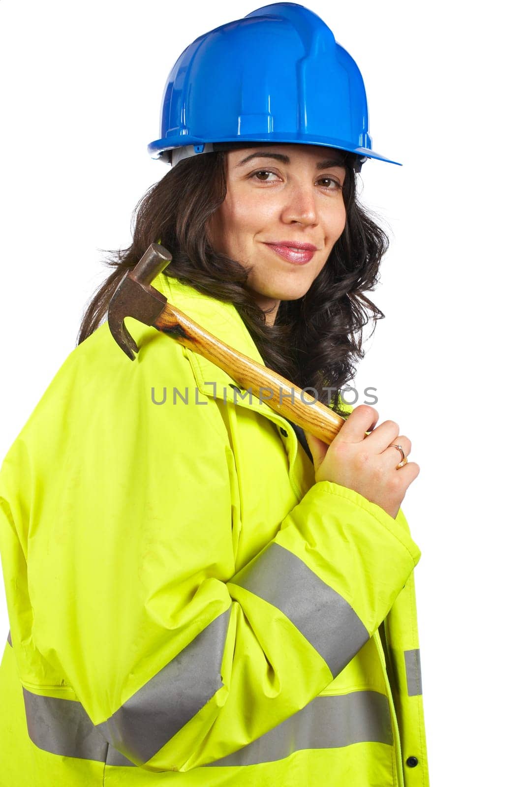 Female construction worker