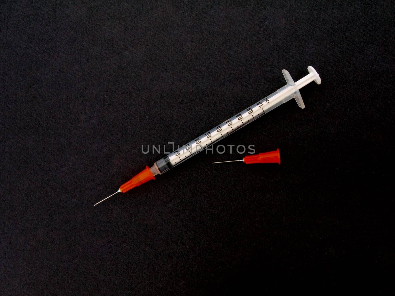 Hypodermic syringe and needle
