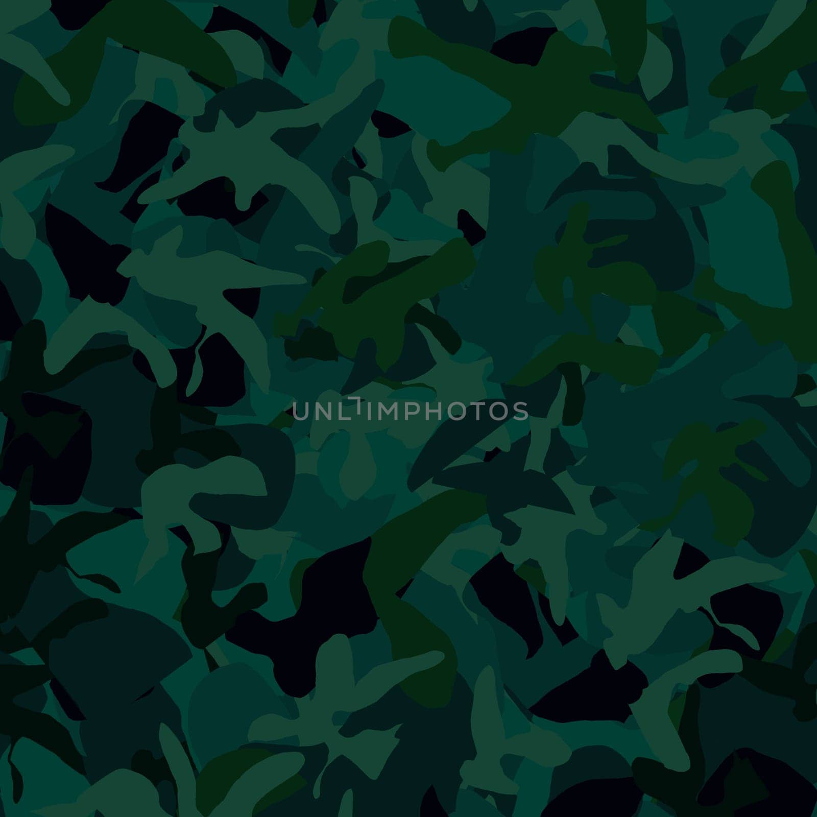 Blue Green Camouflage