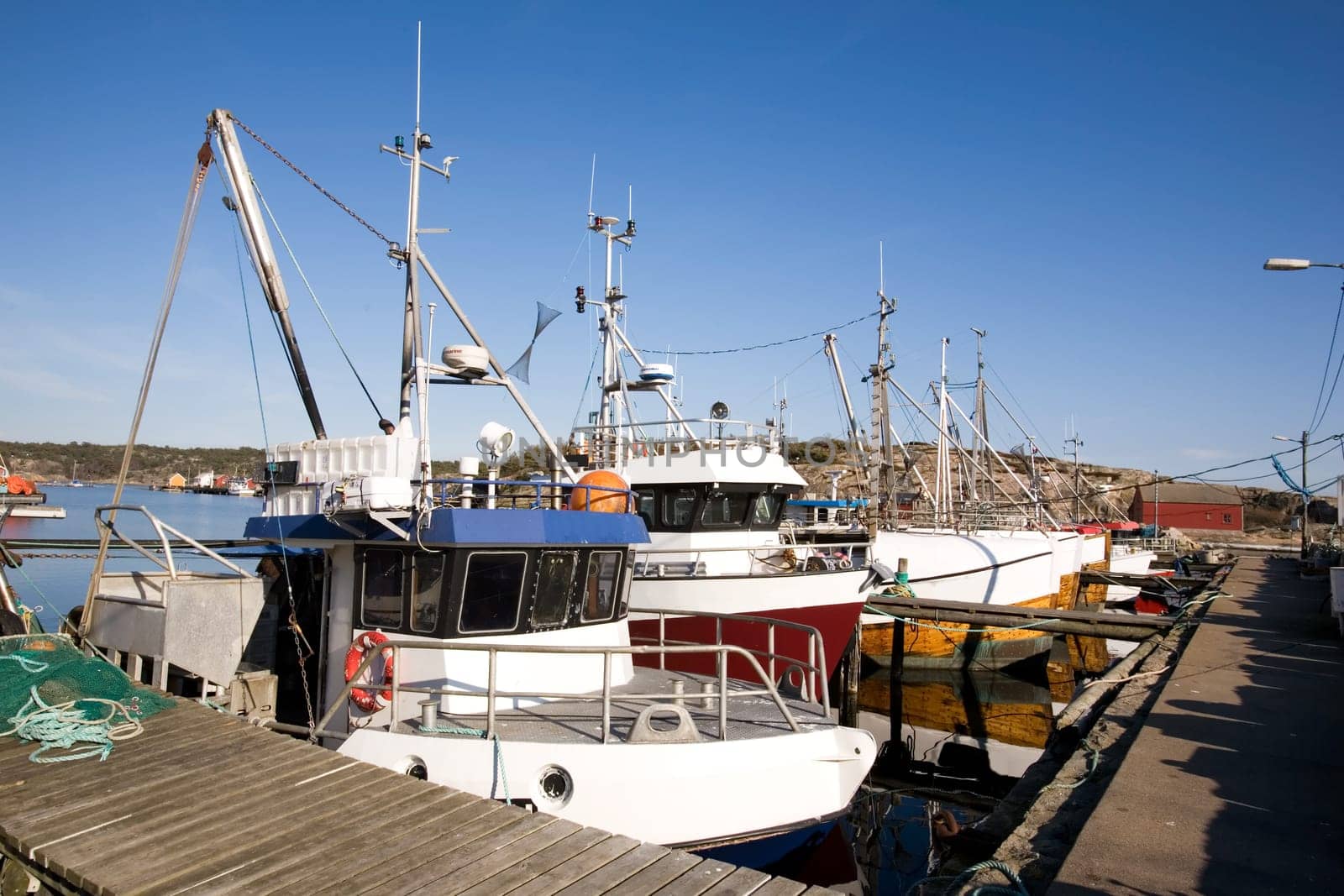 Fishing Boats at Dock
