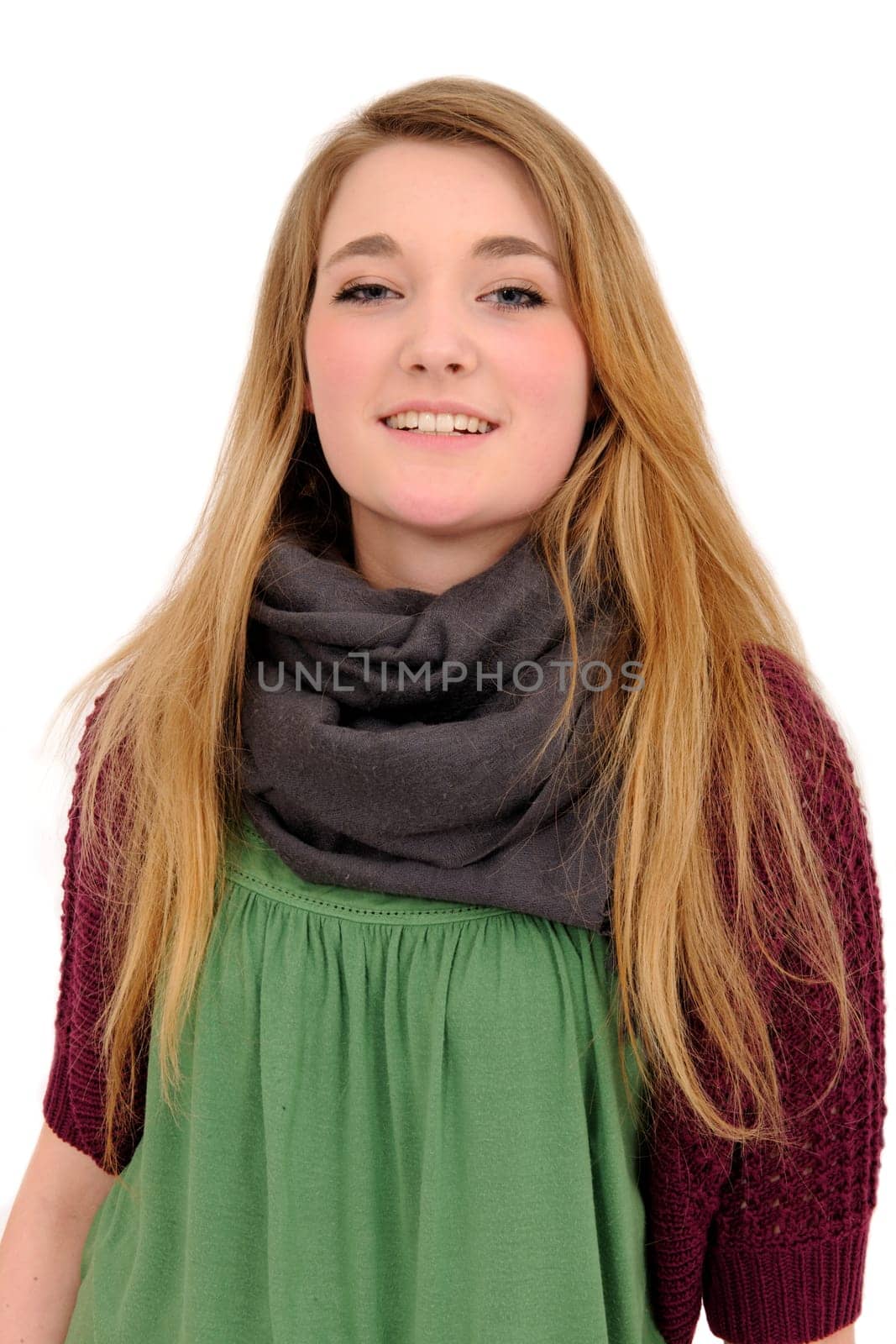 portrait of a long-haired girl