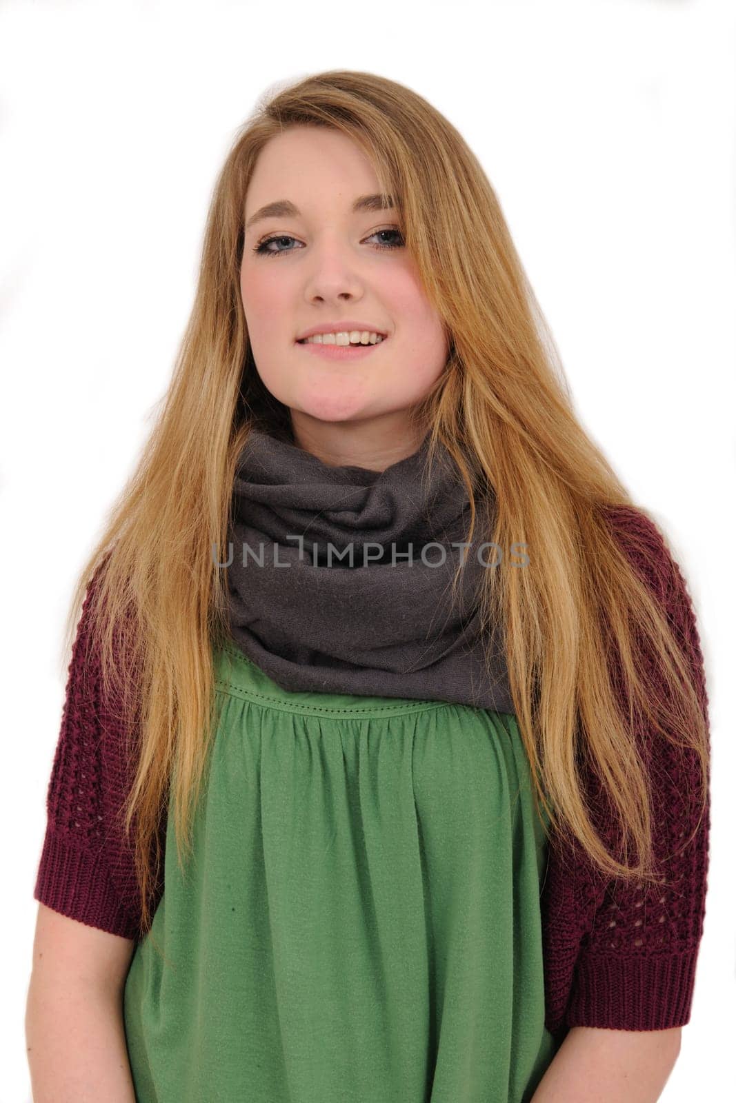 portrait of a long-haired girl