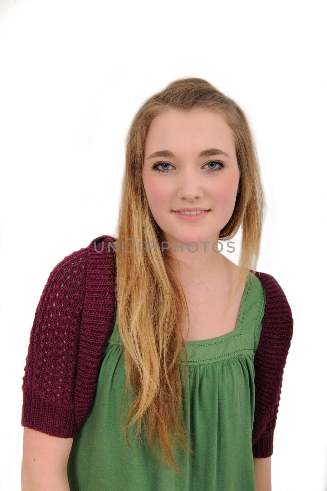 portrait of a long-haired girl