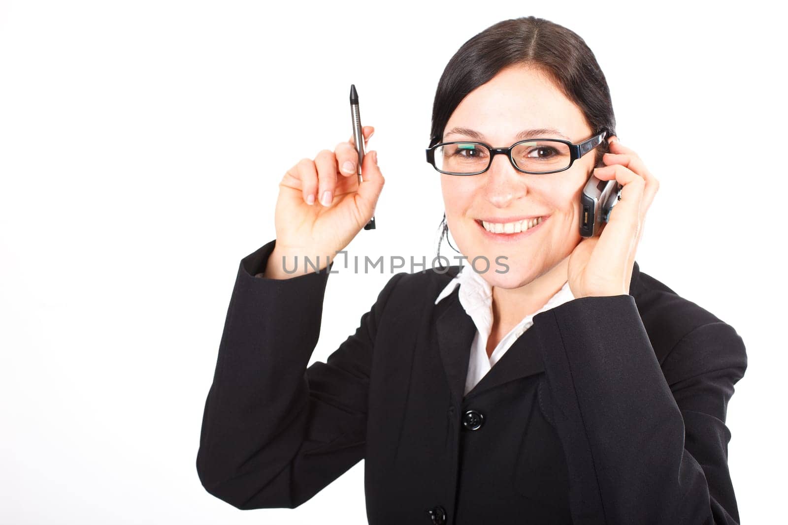 Businesswoman talking on the phone