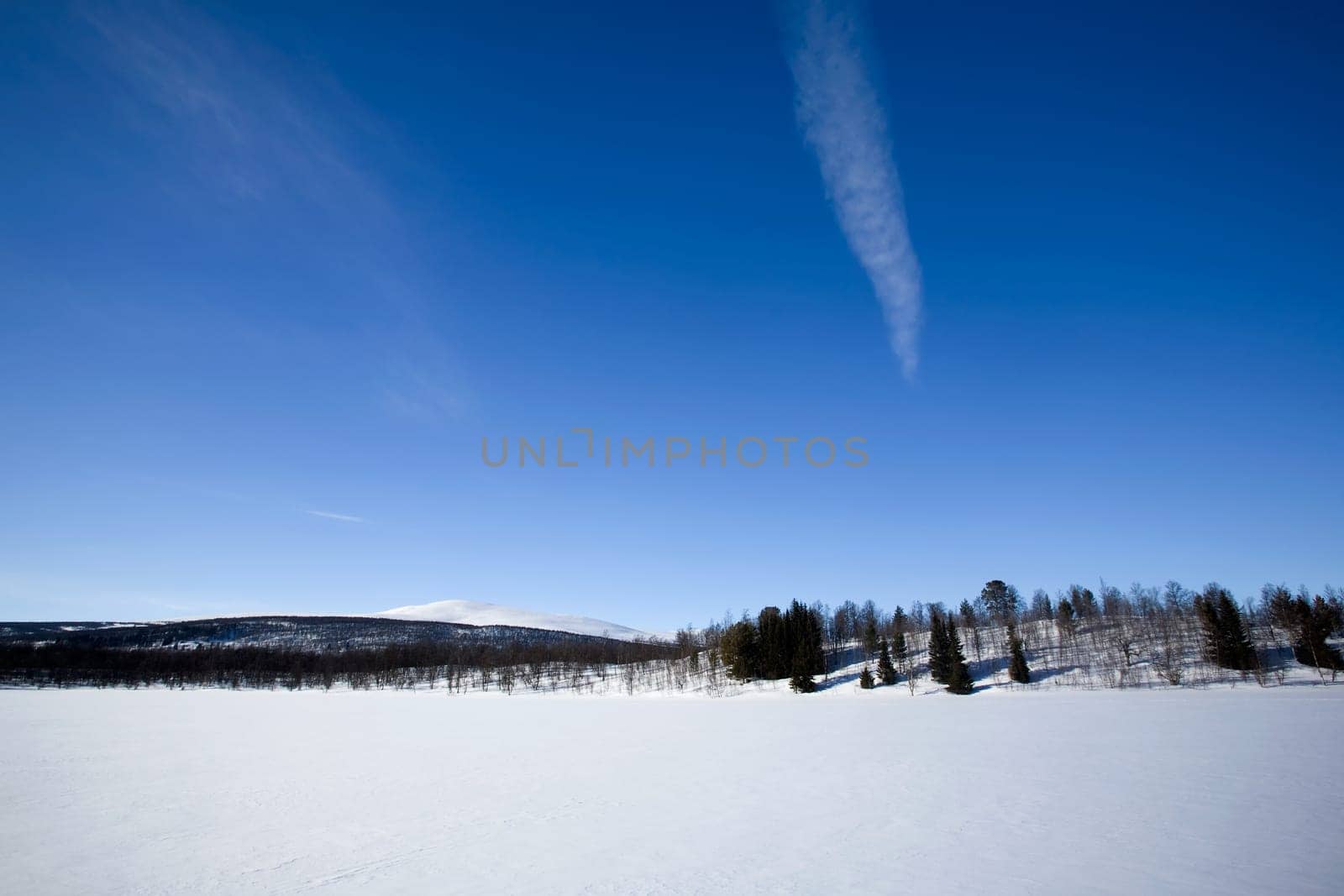 Winter Mountain Landscape