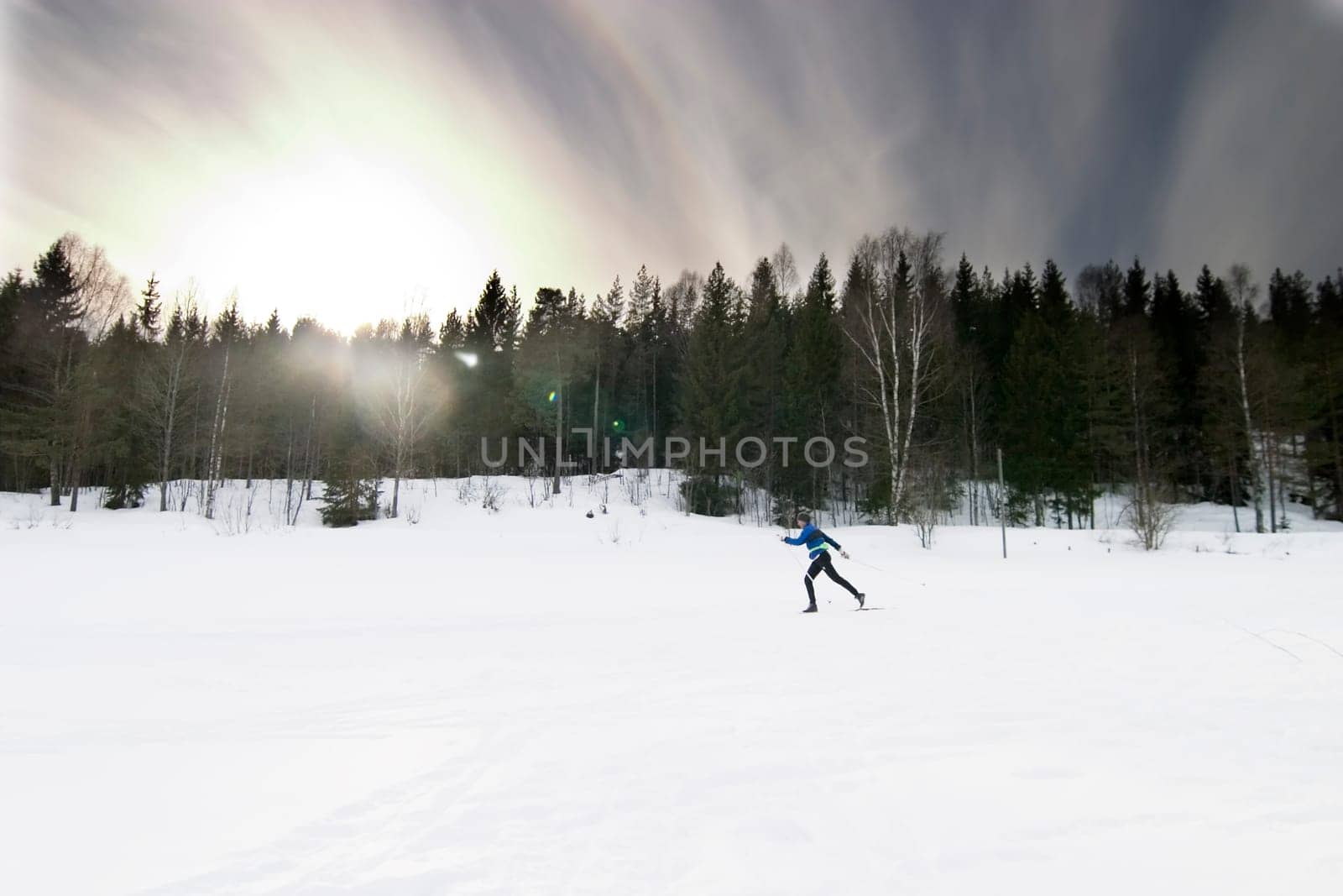 Skiing