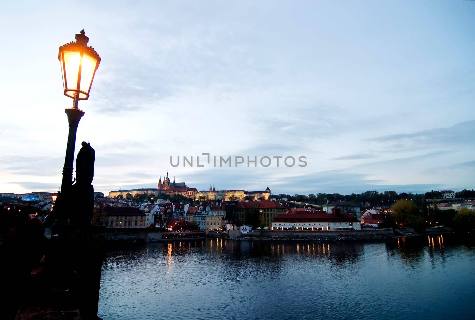 Cityscape with Castle - Prague