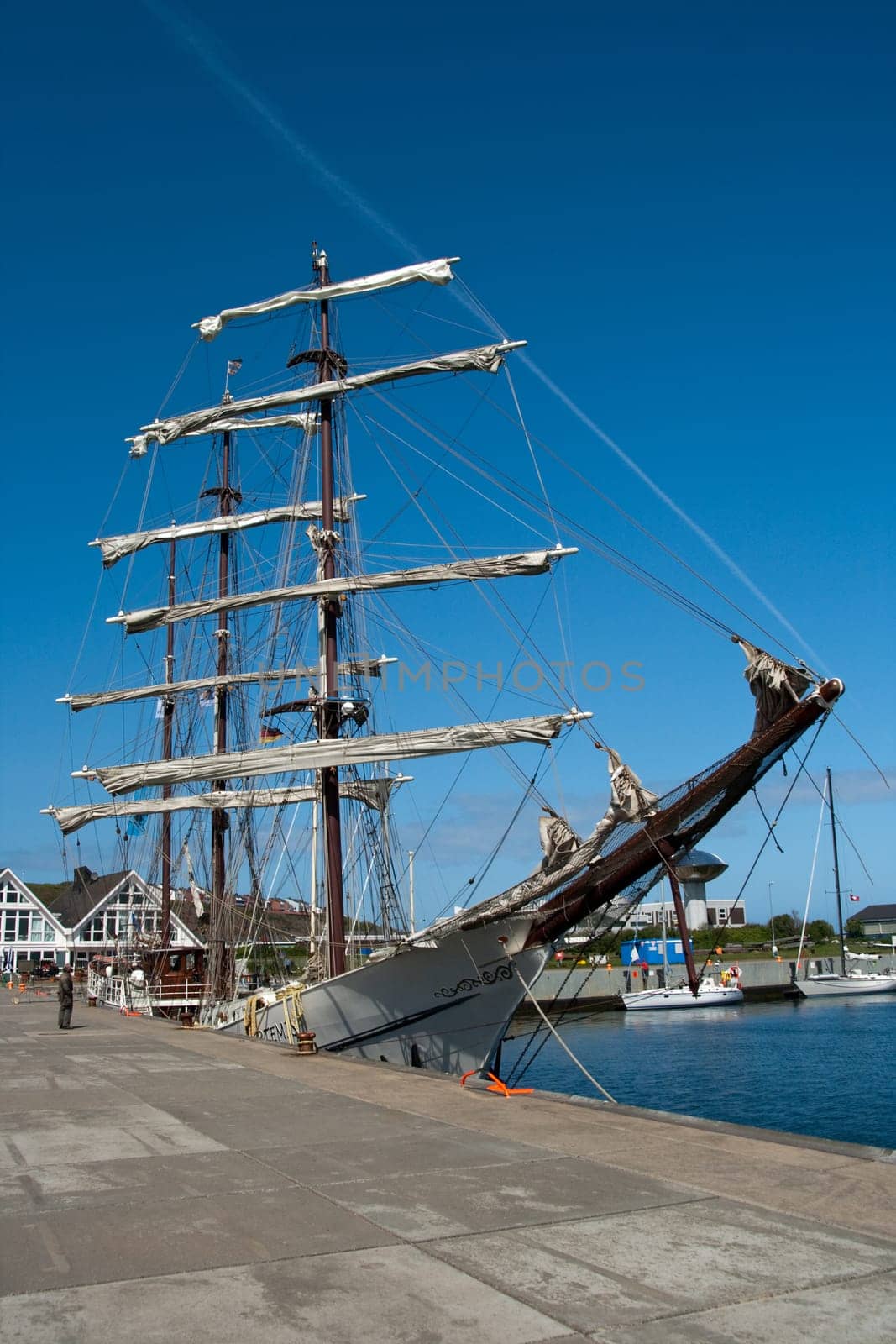 Sailing Ship,Port of Heligoland