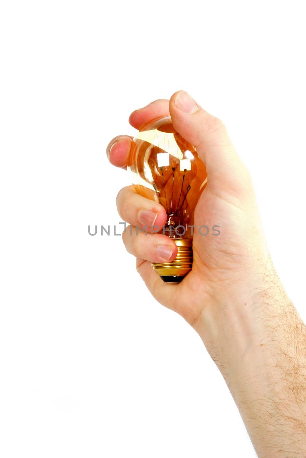 Hand with Light Bulb