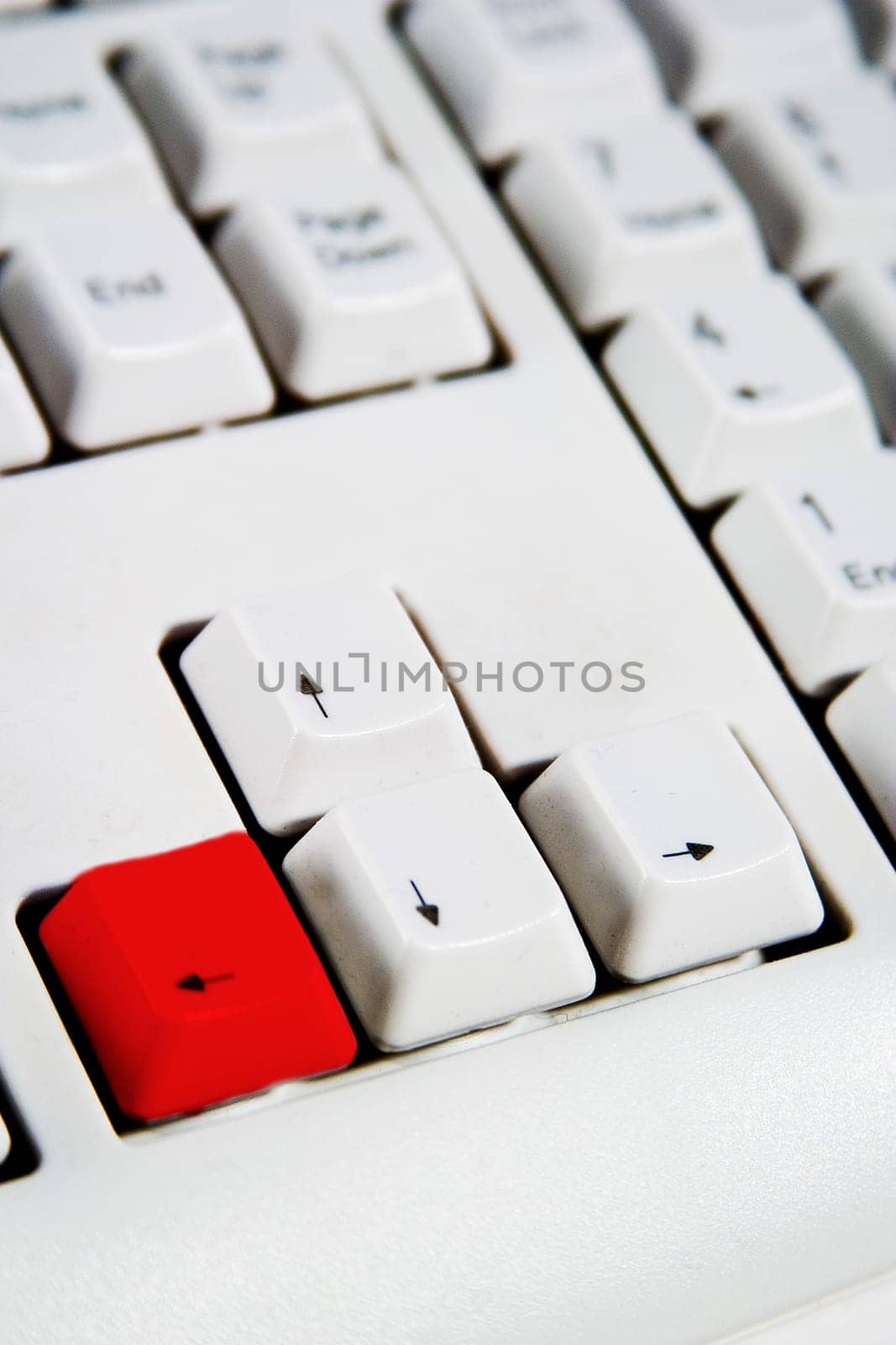 Arrow Keys Left Red