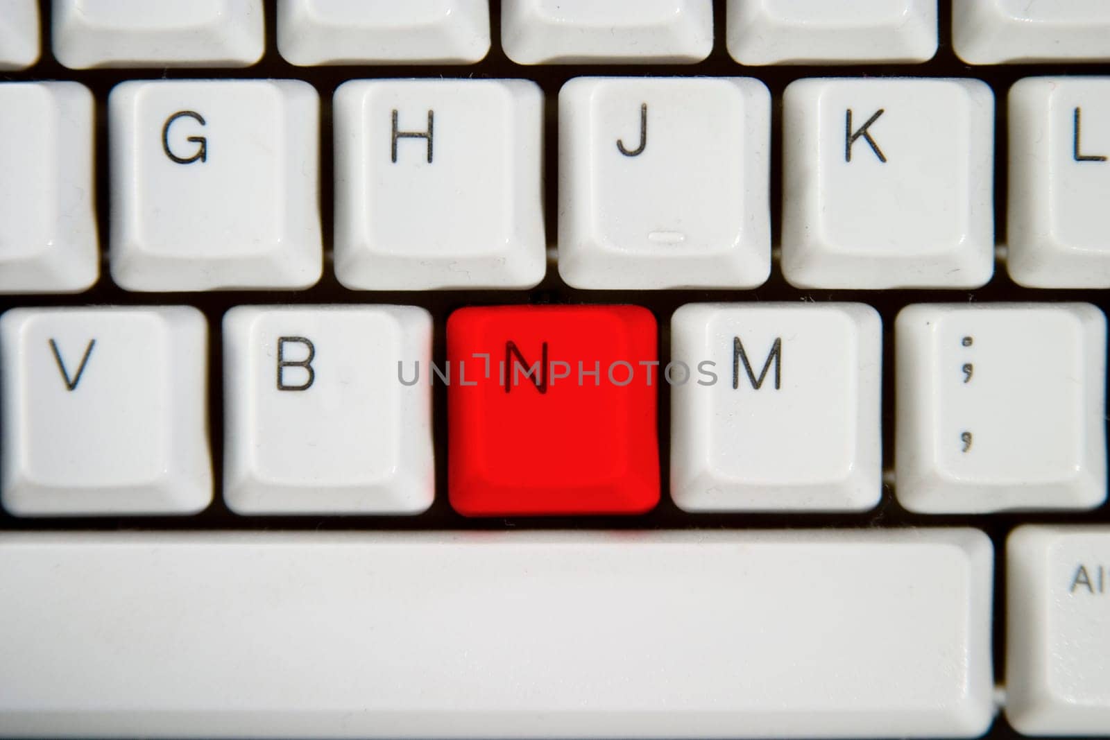 Computer Keyboard Letter N