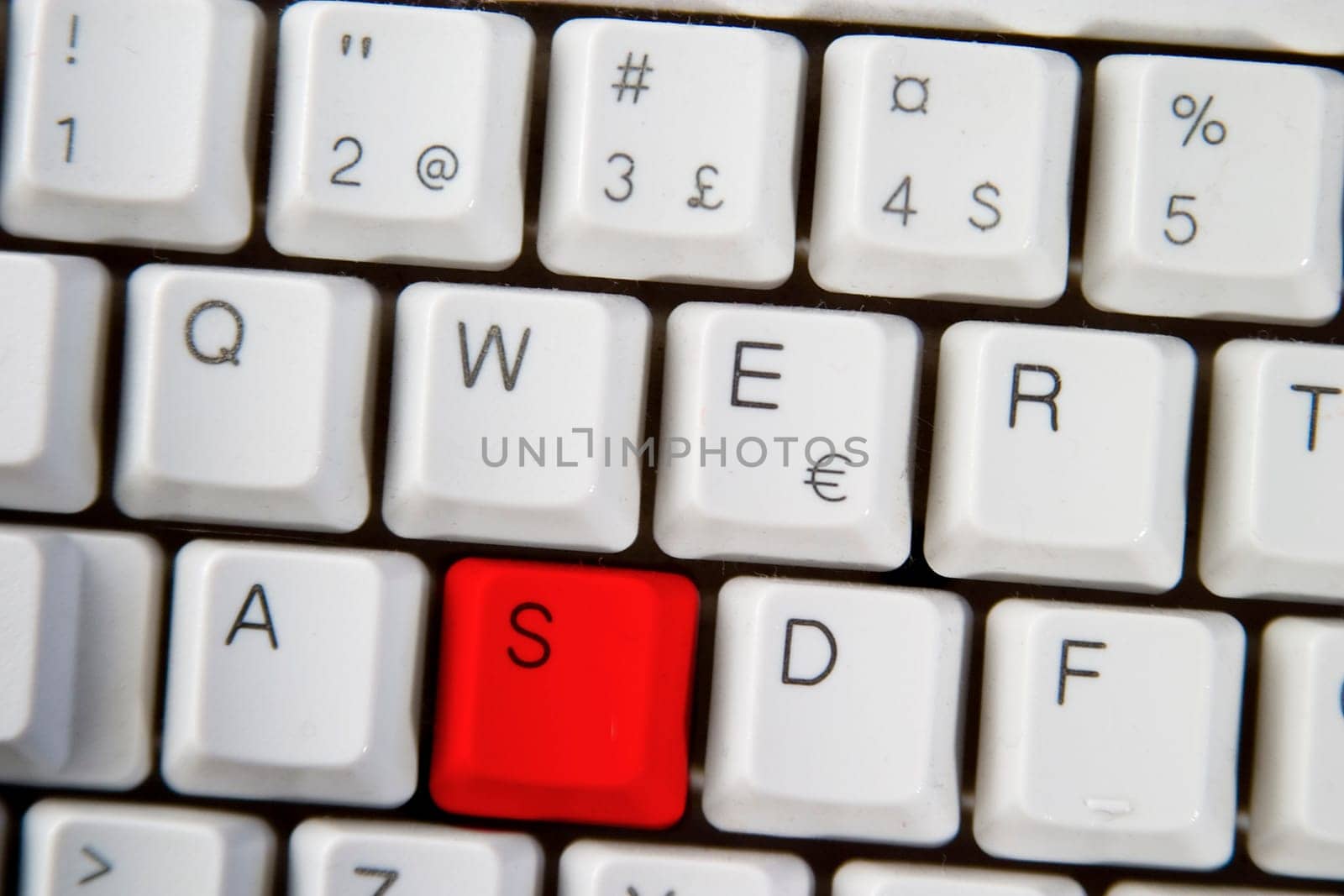 Computer Keyboard Letter S