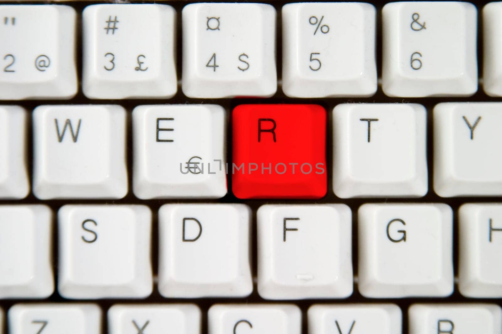 Computer Keyboard Letter R