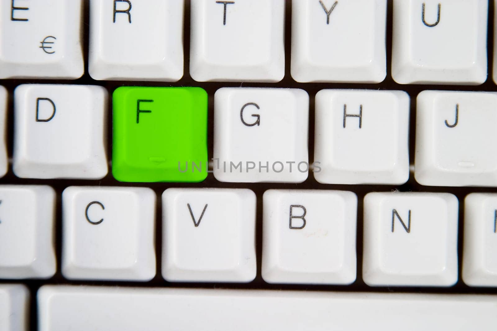 Computer Keyboard Letter F