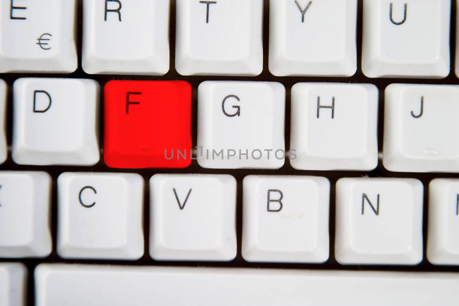 Computer Keyboard Letter F