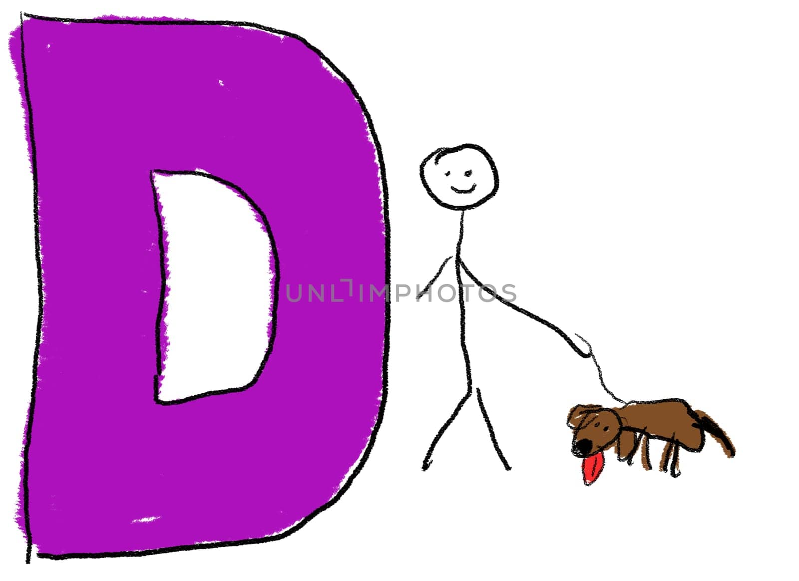 Letter D