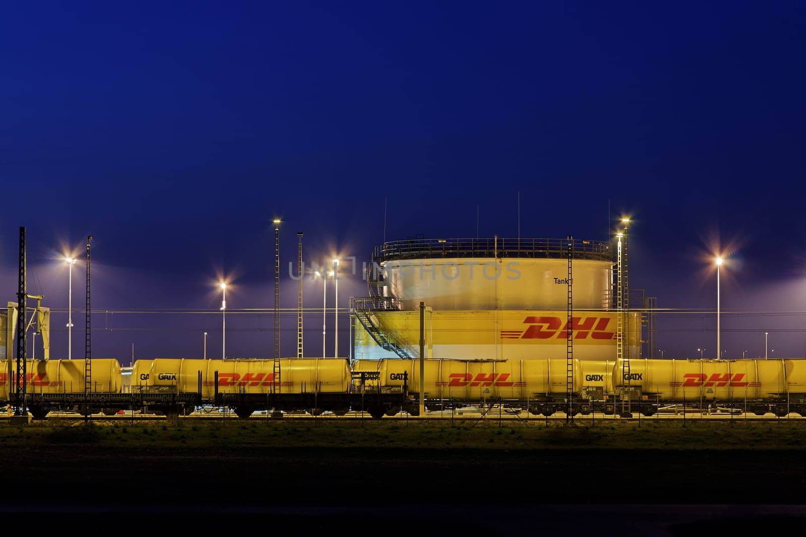 DHL tank farm at Leipzig Halle Airport