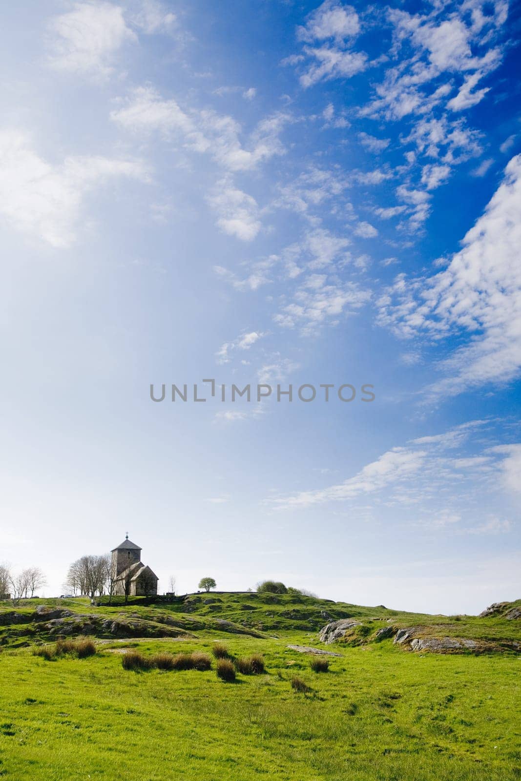 Meadow with Church