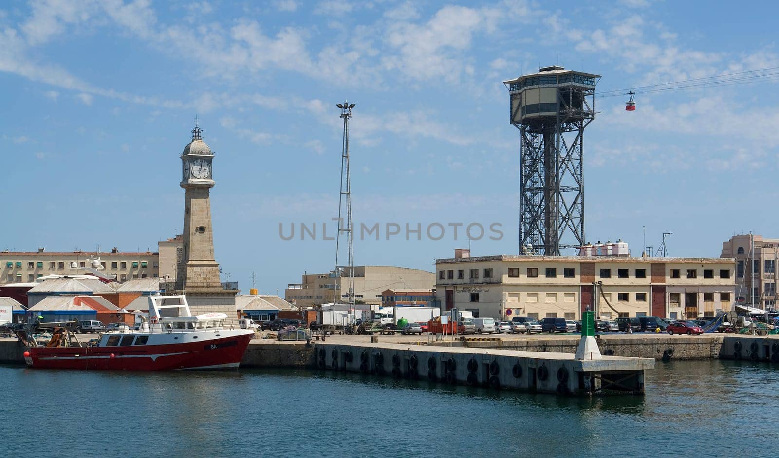 At the Port Vell of Barcelona