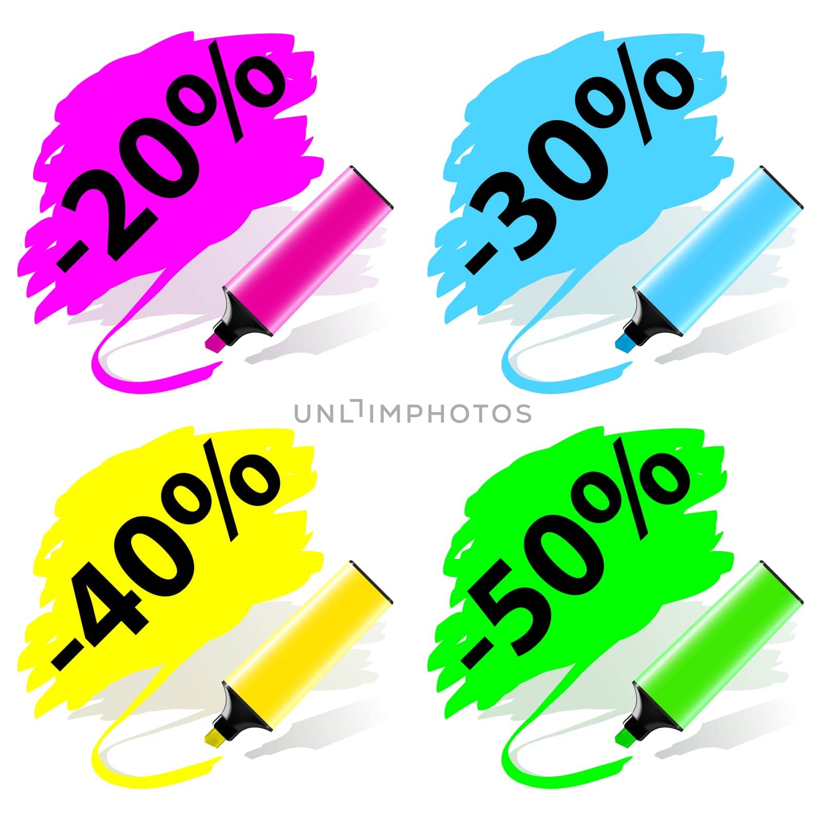 Marker labels set