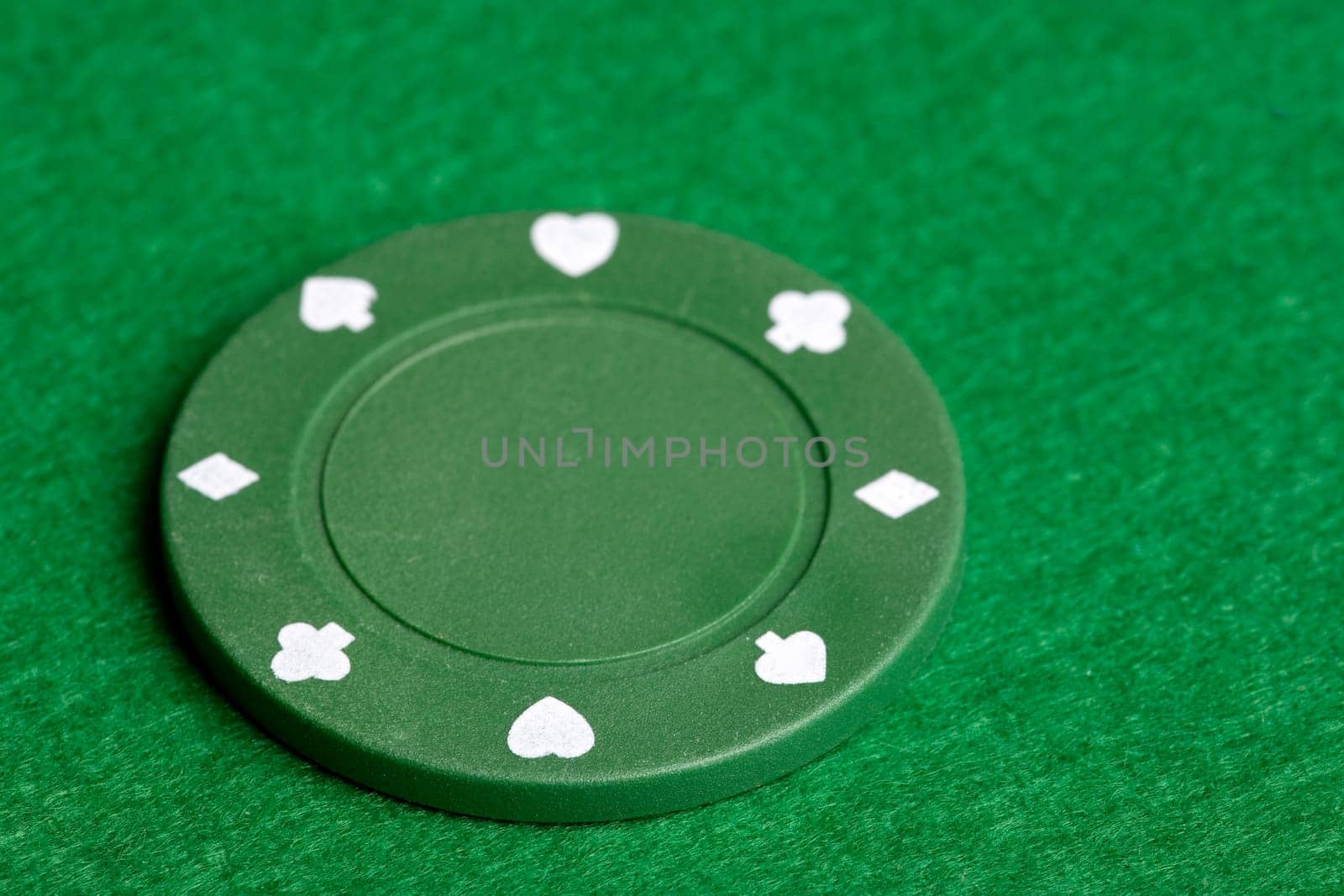 Green Poker Chip