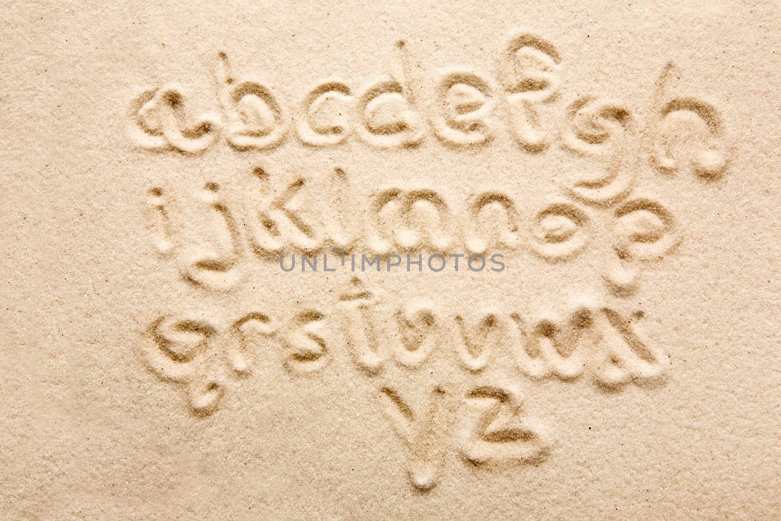 Sand Alphabet