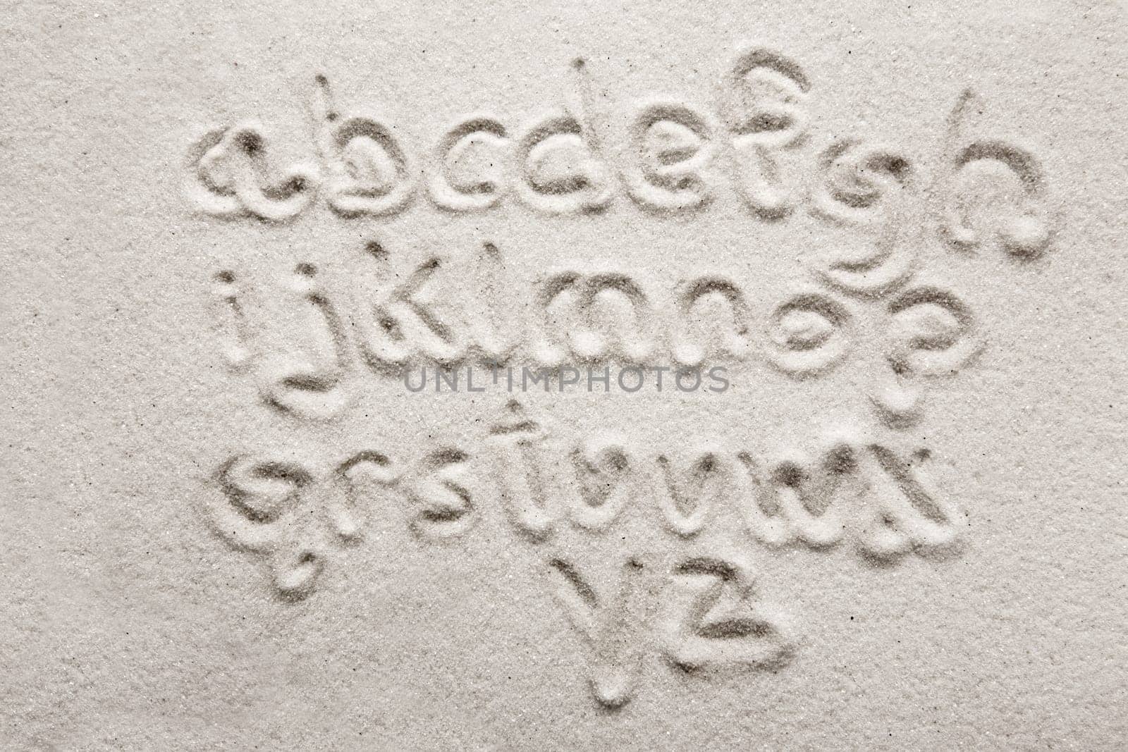 Sand Alphabet