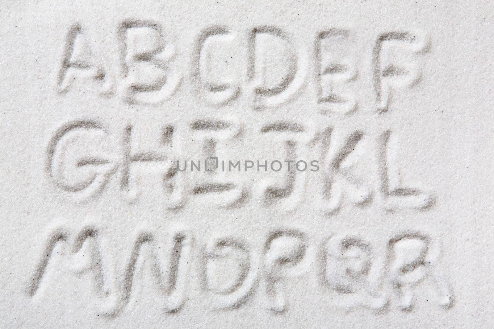 Sand Alphabet