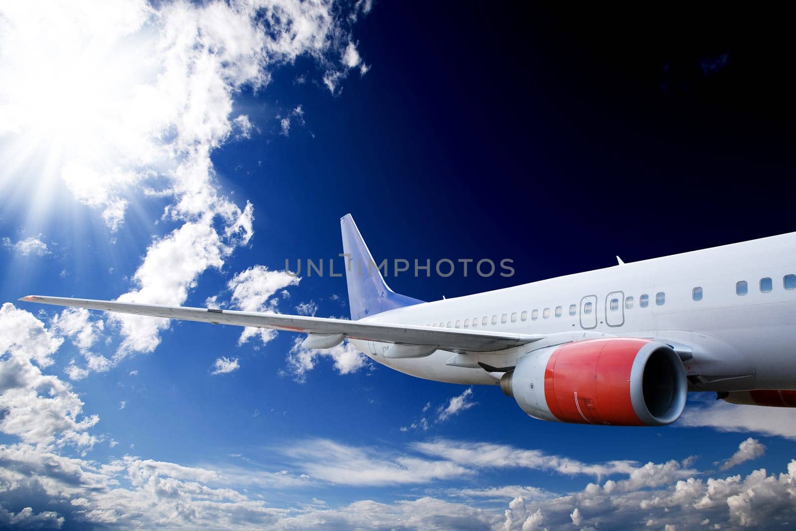 Airplane in Sky