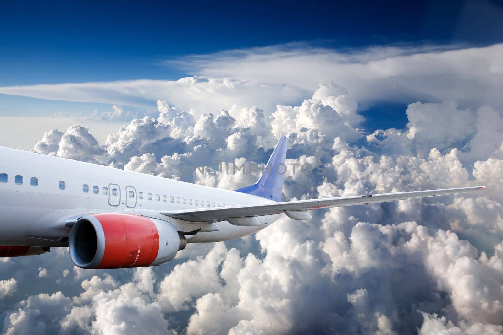 Airplane in Sky
