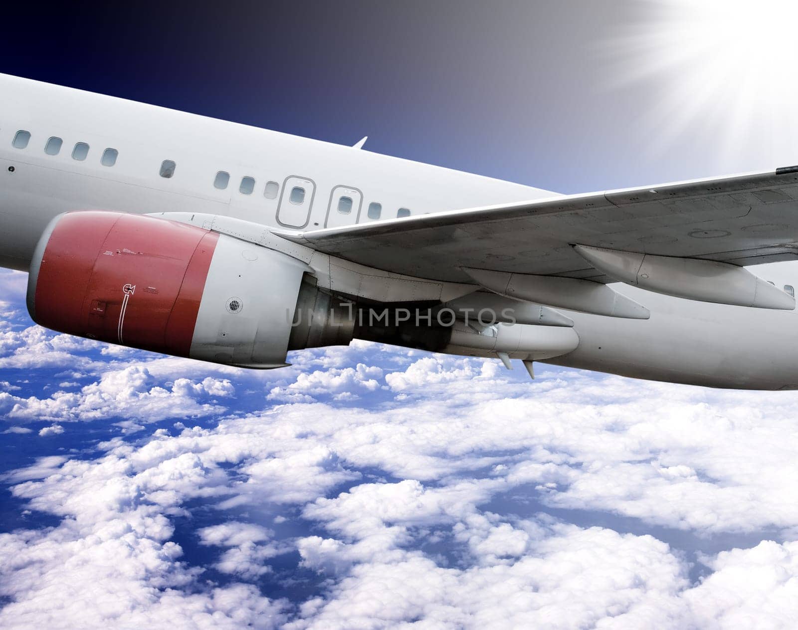 Airplane in Sky