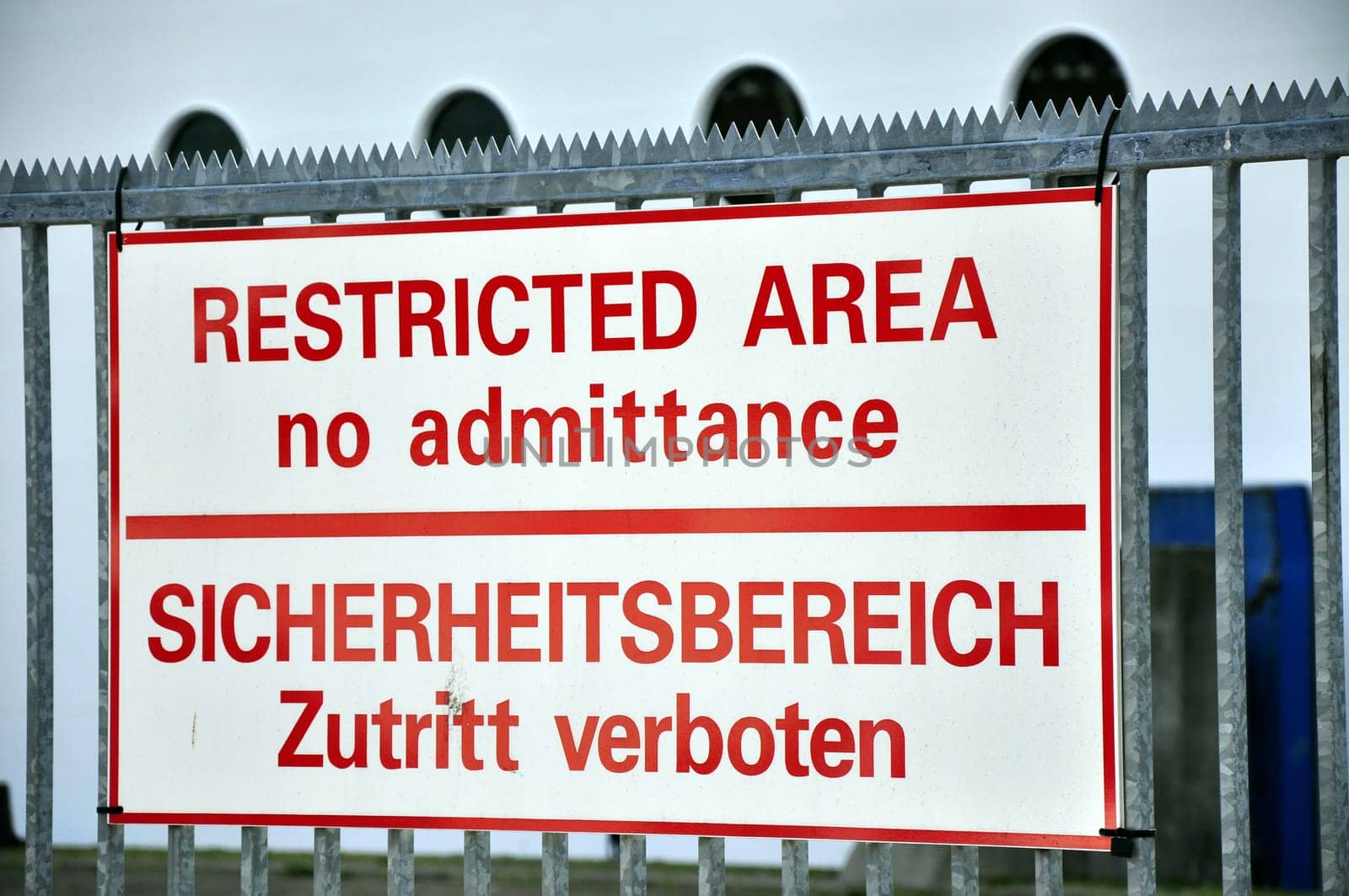 restricted area