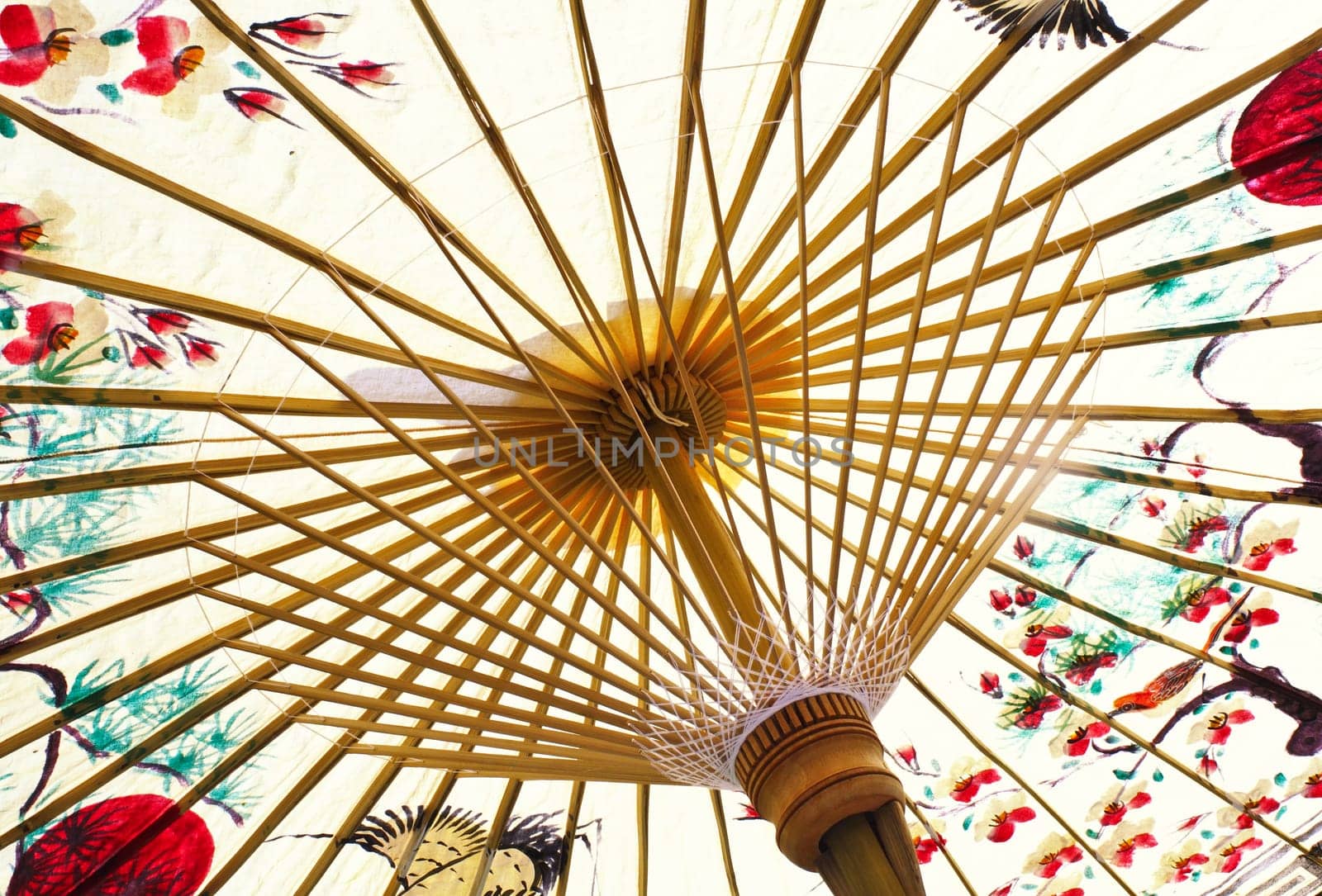 traditional asian paper umbrella