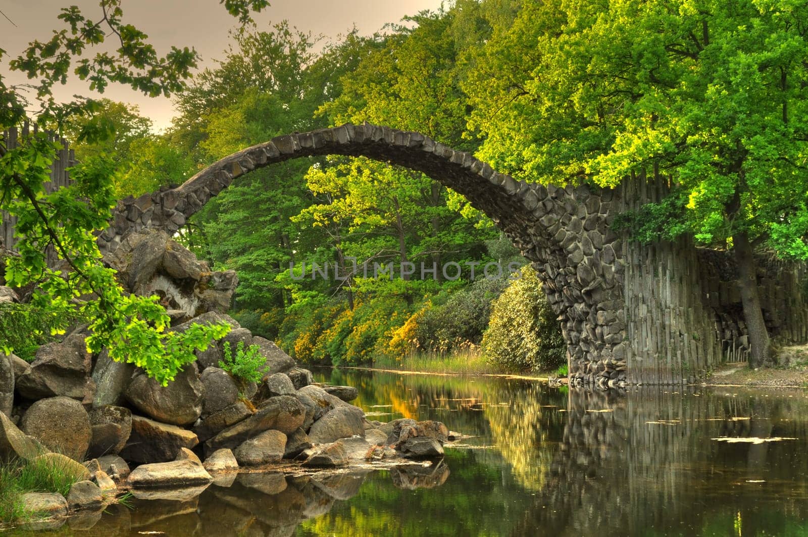 The Rakotz Bridge near Kromlau.
