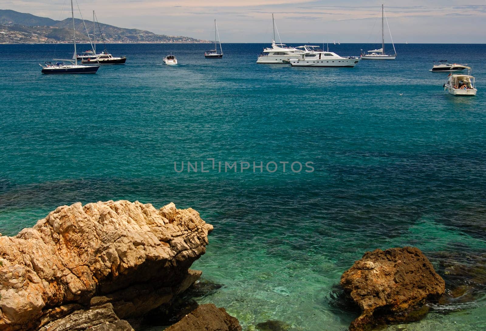 Boats on the Riviera,South of France