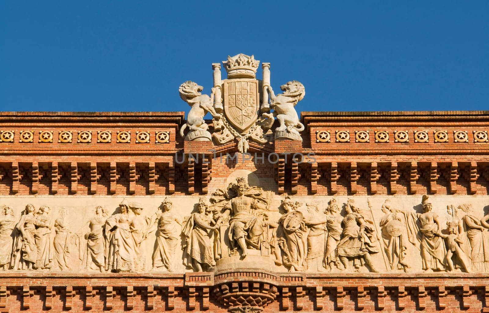Detail of the triumphant goal in Barcelona