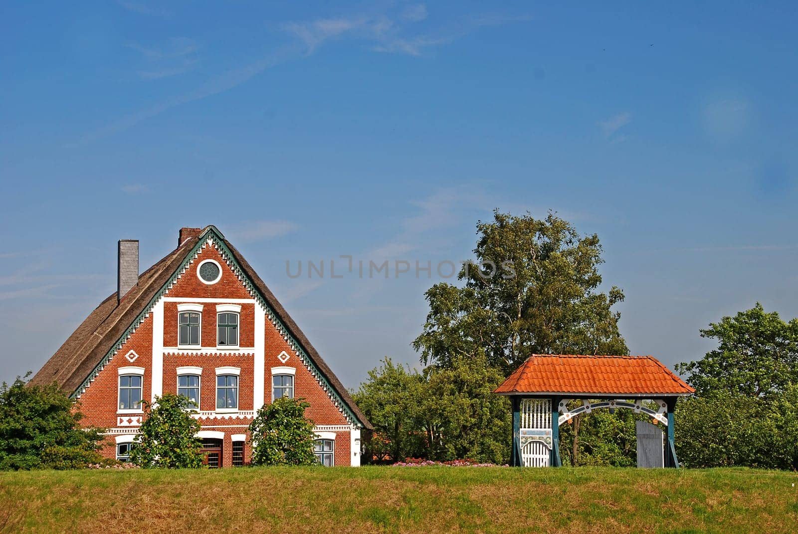 Farm with Wedding Gate Old Country