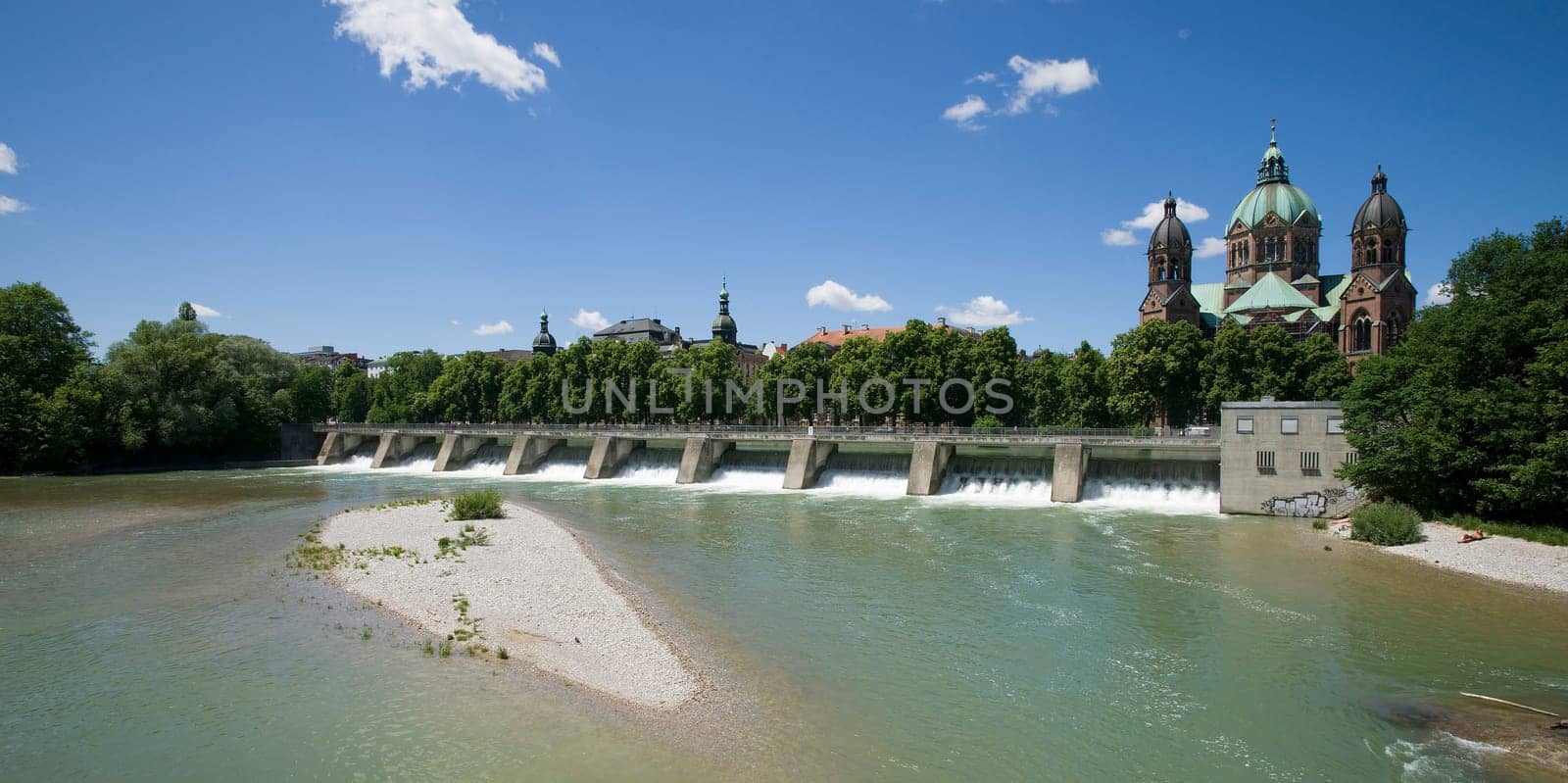 St. Luke's Church on Munich's Isar
