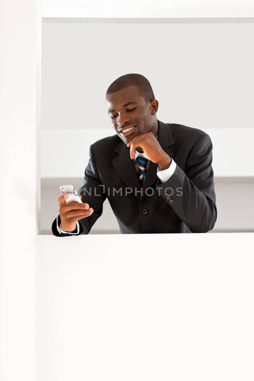 businessman talking on the phone